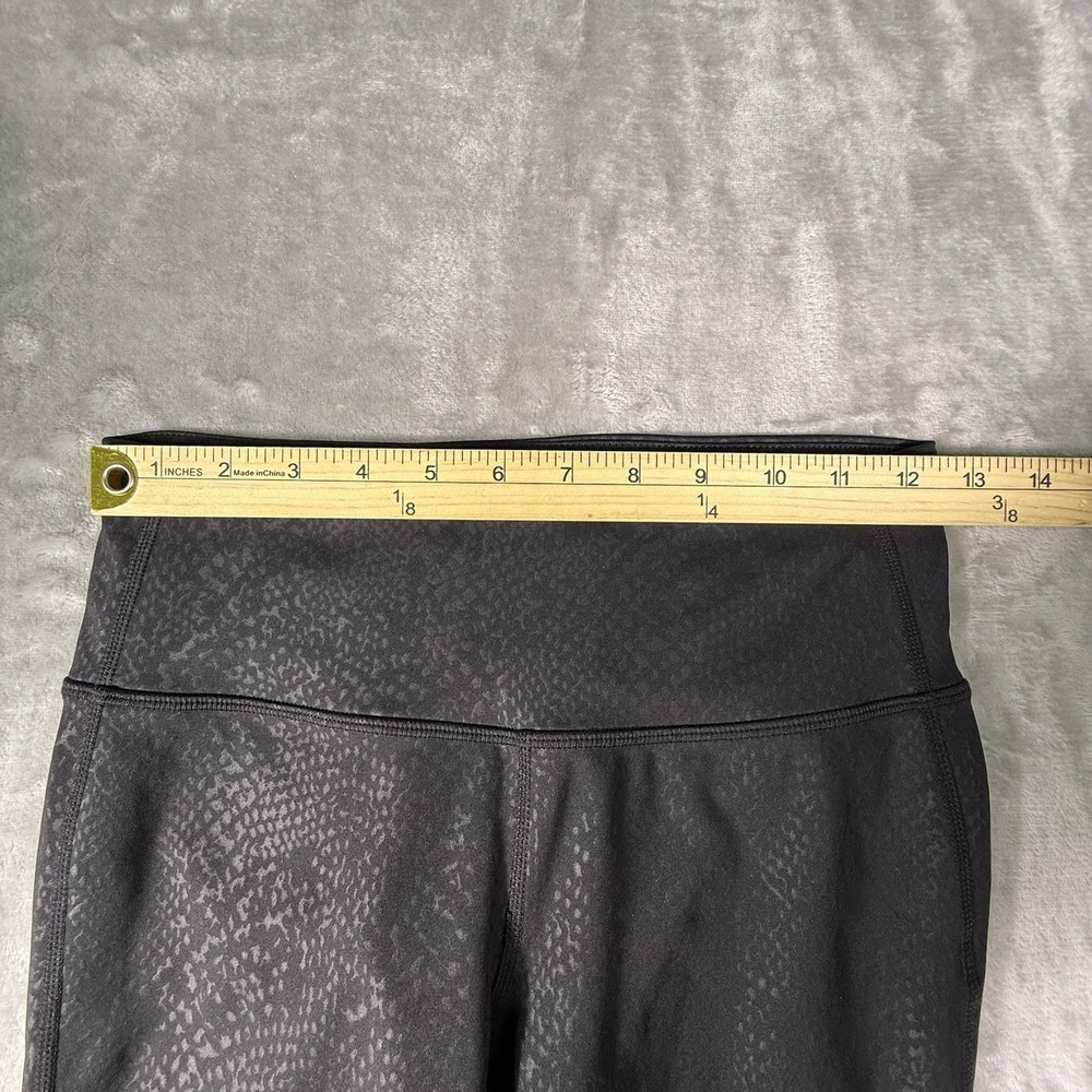 Athleta Leggings Womens XS Black Snake Print Gym Athletic - Picture 8 of 12